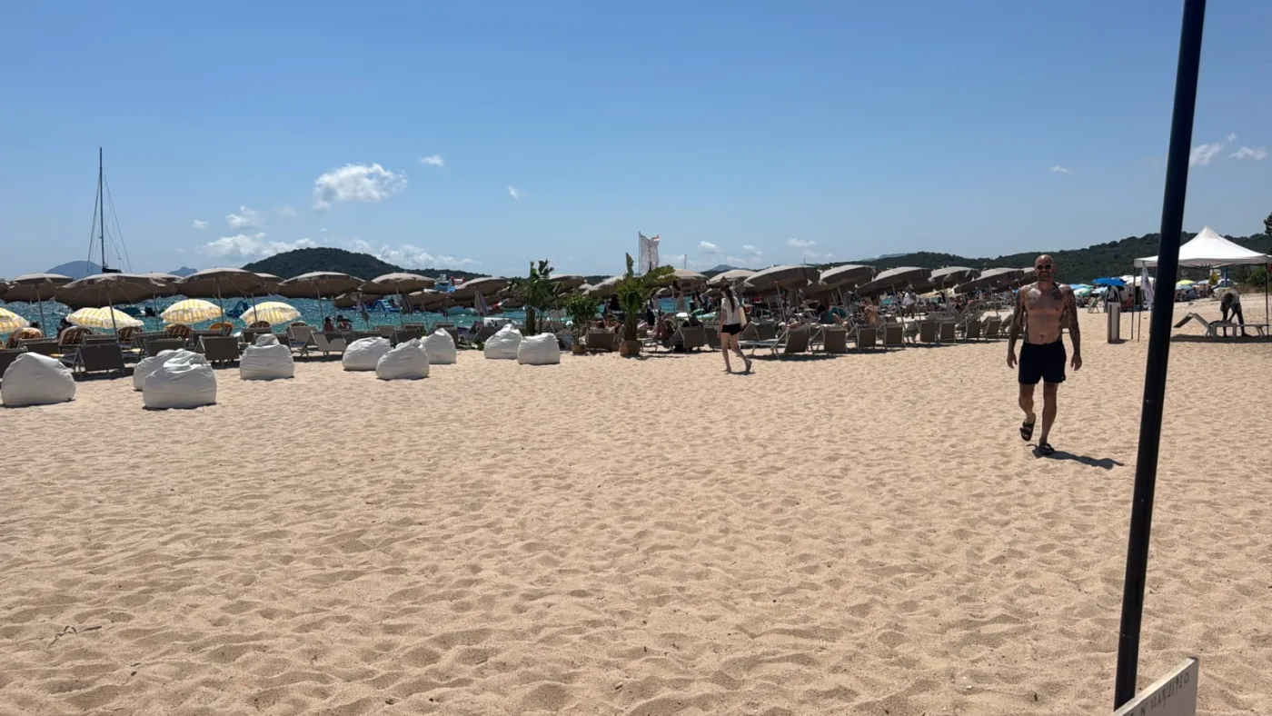 Costa Smeralda vista La Conchiglia Beach